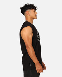 Saint Morta Rage Motors Oversized Muscle T-Shirt Black