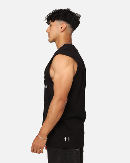 Saint Morta Rage Motors Oversized Muscle T-Shirt Black