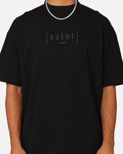 Saint Morta Rebirth Mock Neck T-Shirt Black