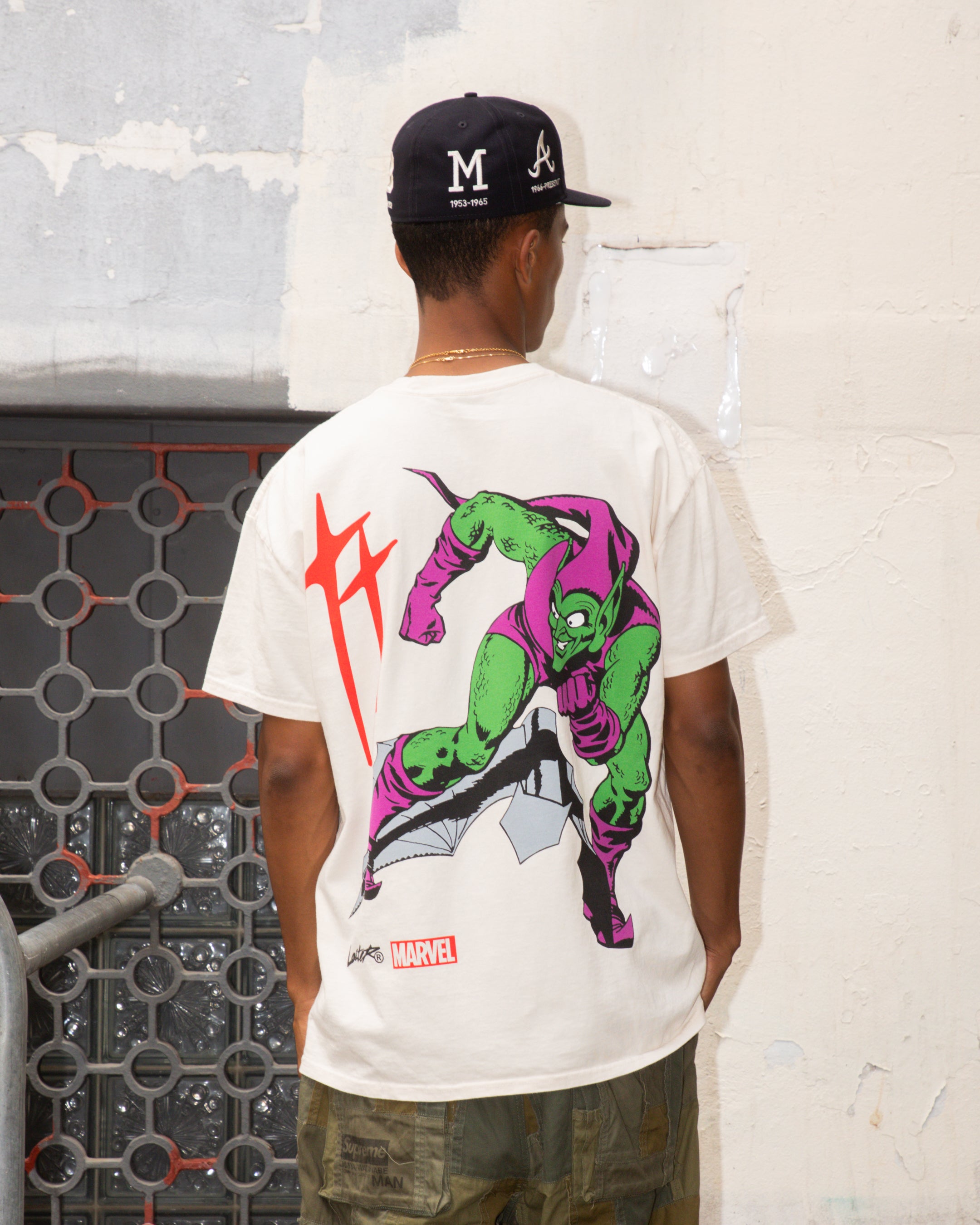 Marvel Spider-Man Green Goblin T-Shirt Off White | Culture Kings NZ