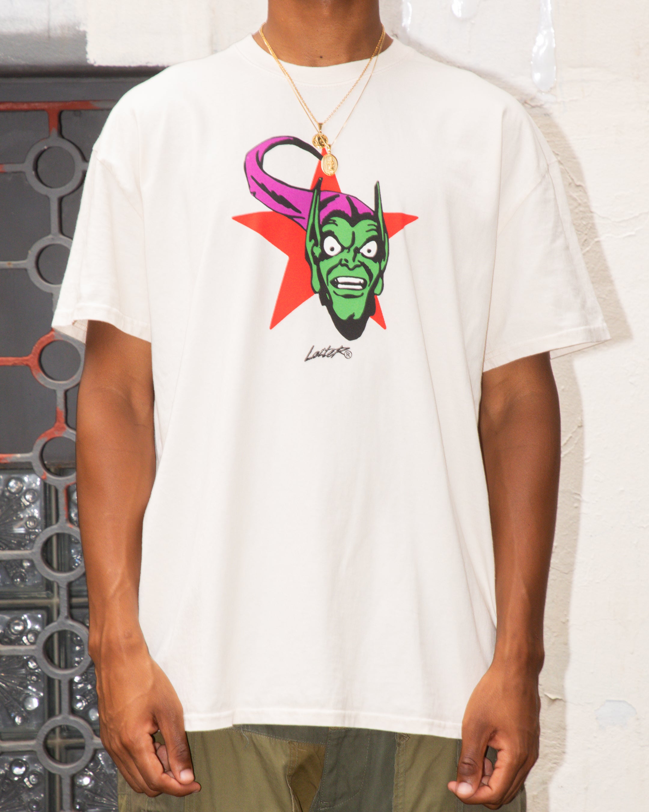 Marvel Spider-Man Green Goblin T-Shirt Off White | Culture Kings NZ