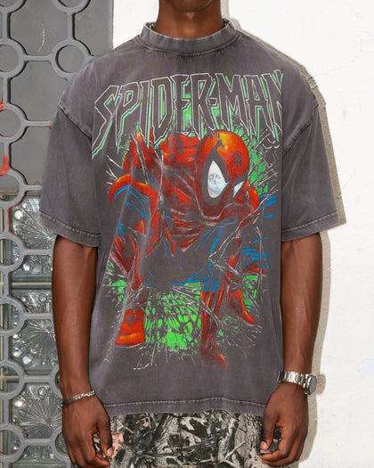 Marvel Spider-Man T-Shirt Charcoal