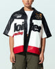 Loiter Racer Button Up Shirt Black/Red