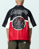 Loiter Racer Button Up Shirt Black/Red