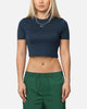 Nike Women's Sportswear Essential Slim Cropped T-Shirt Armory Navy/White