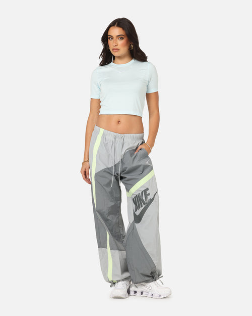 Nike Women's Sportswear Essential Slim Cropped T-Shirt Glacier Blue/White