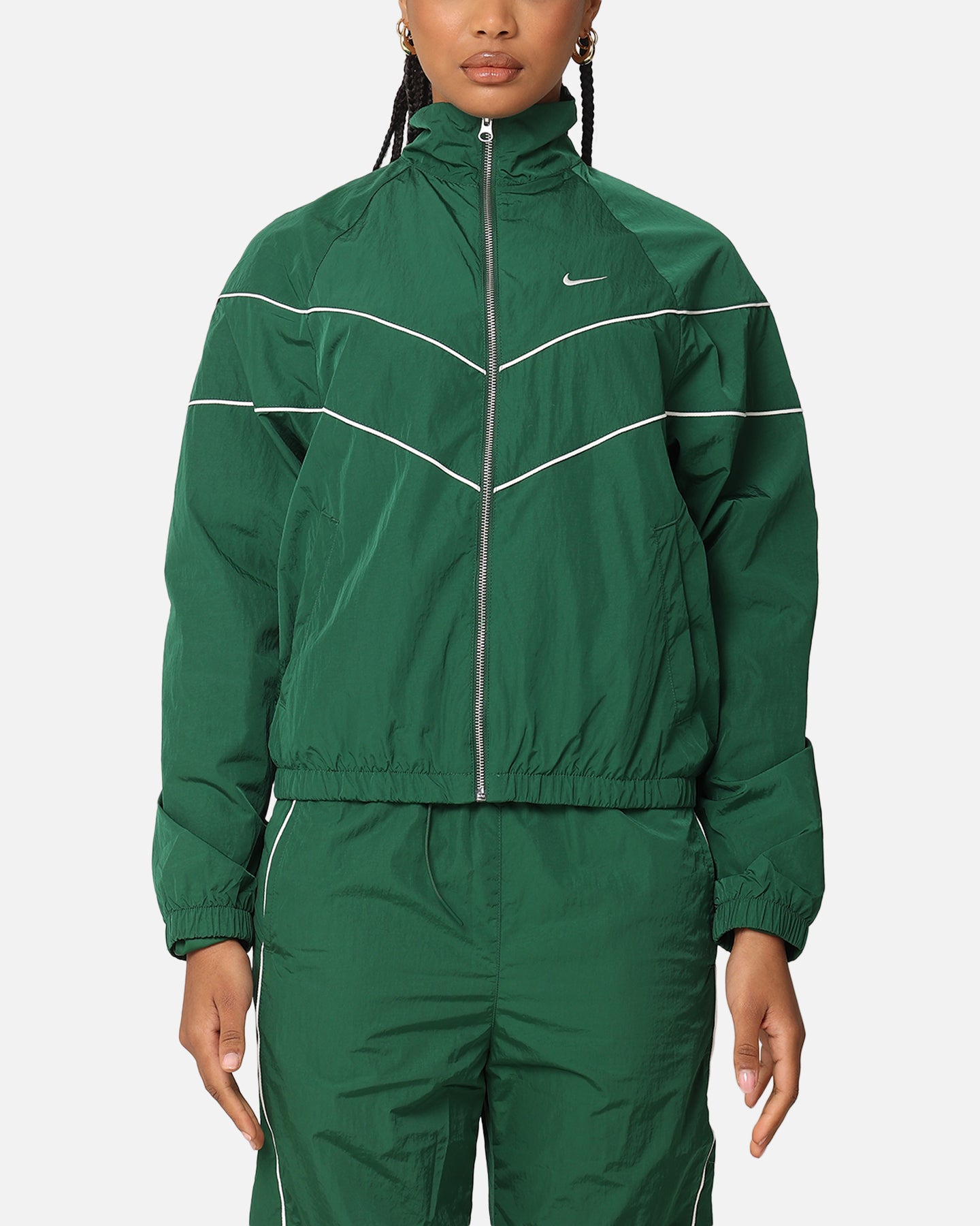 nike womens green jacket