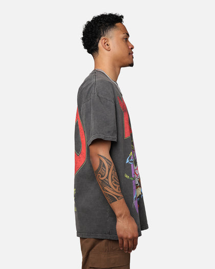 Marvel X-Men The X-Men Heavyweight Vintage T-Shirt Washed Black