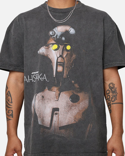 Star Wars Ahsoka Huyang Heavyweight T-Shirt Black Wash