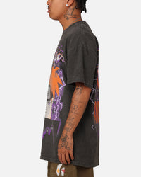 Goat Crew X Naruto Six Paths Of Pain Heavyweight T-Shirt Black Wash
