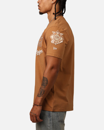 New Era Los Angeles Dodgers Cord T-Shirt Medium Beige