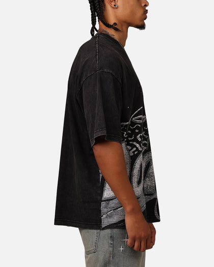 New Era Los Angeles Dodgers Sport Class T-Shirt Washed Black