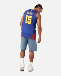 Jordan Denver Nuggets Nikola Jokić Statement Edition 2022/23 Dri-FIT Swingman Jersey Rush Blue/Team Crimson