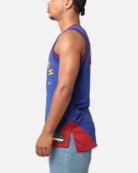 Jordan Denver Nuggets Nikola Jokić Statement Edition 2022/23 Dri-FIT Swingman Jersey Rush Blue/Team Crimson