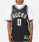 Nike Damian Lillard Milwaukee Bucks #0 Icon Edition 2022/23 Nike Dri-Fit NBA Swingman Jersey Black