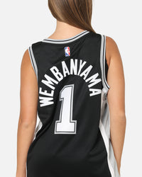 Nike Victor Wembanyama San Antonio Spurs #1 Icon Edition 2022/23 Nike Dri-Fit NBA Swingman Jersey Black