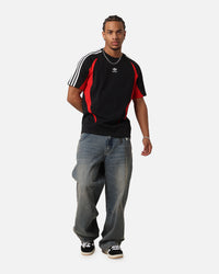 Adidas Archive T-Shirt Black/Better Scarlet
