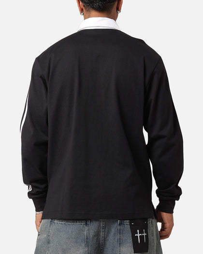 Adidas Rugby Polo Shirt Black