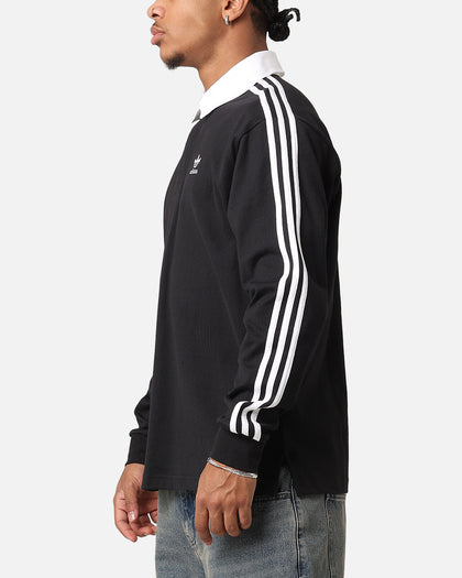Adidas Rugby Polo Shirt Black