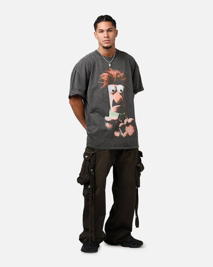 73Studio Disney The Muppets Beaker Heavyweight T-Shirt Black Wash
