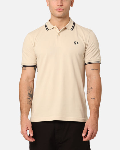 Fred Perry Back Graphic Polo Shirt Oatmeal