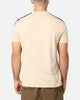 Fred Perry Contrast Tape Ringer T-Shirt Oatmeal/Warm Grey