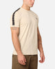 Fred Perry Contrast Tape Ringer T-Shirt Oatmeal/Warm Grey
