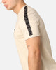 Fred Perry Contrast Tape Ringer T-Shirt Oatmeal/Warm Grey