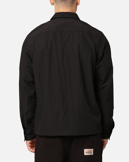 Fred Perry Zip Overshirt Jacket Black