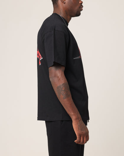 Saint Morta Ssix Drop Shoulder T-Shirt Black