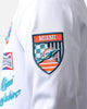 Pro Standard Miami Dolphins Fast Lane Track Jacket White