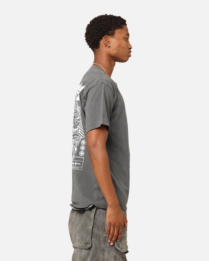 Goat Crew Robo Mech T-Shirt Off Black