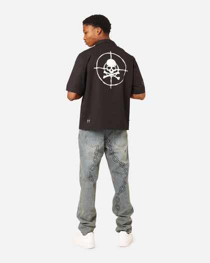 Saint Morta Post Humanous Short Sleeve T-Shirt Black/White