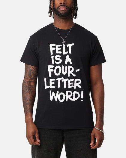 Felt F T-Shirt Black