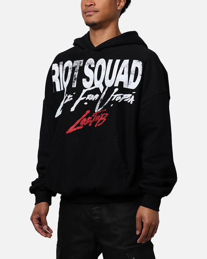 Loiter Riot Hoodie Black