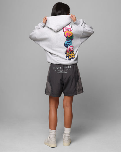 Loiter Chenille Premium Hoodie Grey Marle