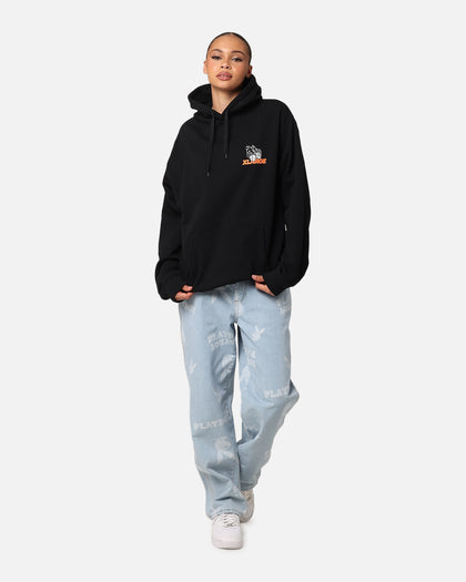 X-Large Fire Dice Hoodie Solid Black
