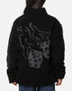 X-Large Fire Dice Reversible Sherpa Jacket Black