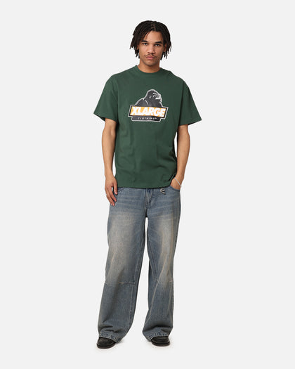 X-Large Slanted T-Shirt Solid Forest