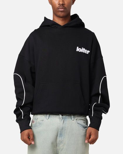 Loiter Pin Line Premium Hoodie Black