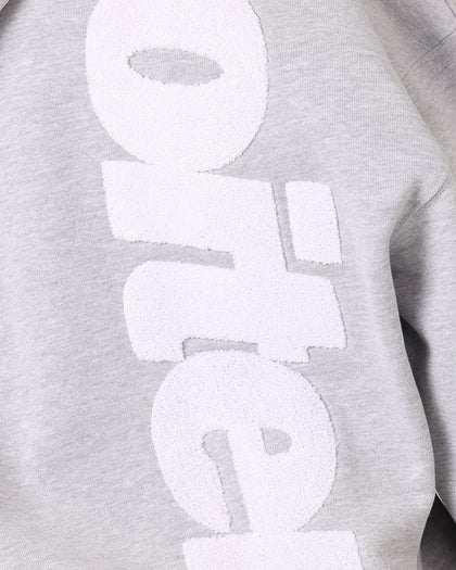 Loiter Pin Line Premium Hoodie Grey Marle