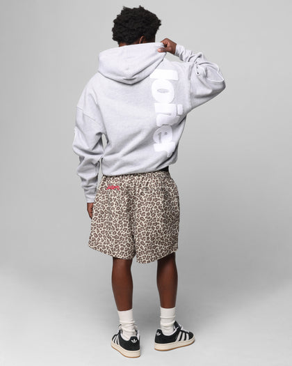 Loiter Pin Line Premium Hoodie Grey Marle