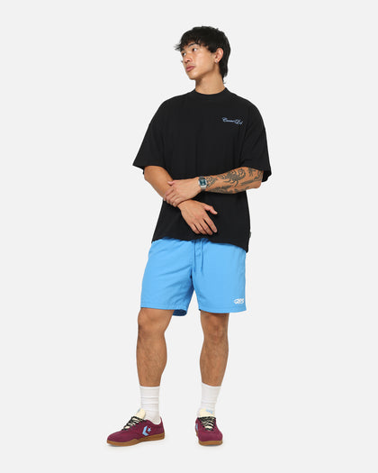 Carre Side Script Oversized T-Shirt Black/Blue