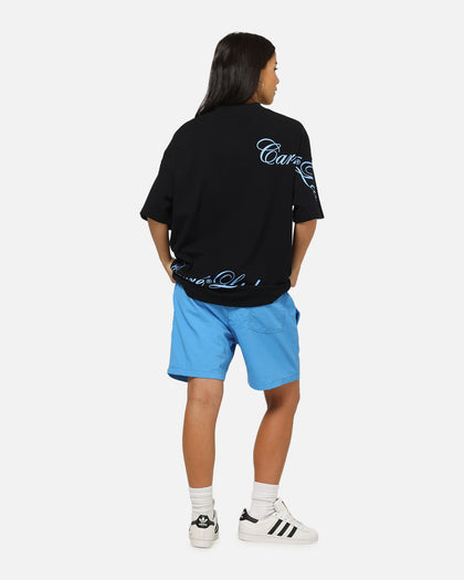 Carre Side Script Oversized T-Shirt Black/Blue