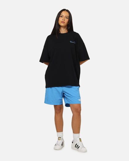 Carre Side Script Oversized T-Shirt Black/Blue