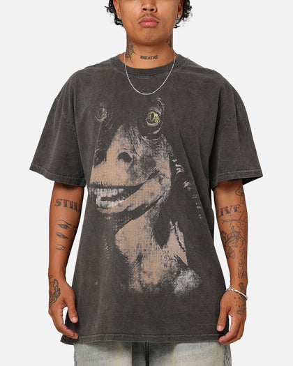 Star Wars Jar Jar Binks Heavyweight T-Shirt Black Wash