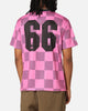 Majestic Athletic Miami Dolphins Team Line Checkered Jersey Black/Pink