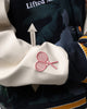Lifted Anchors "Kournikova" Varsity Tennis Jacket Deep Navy