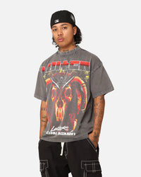 Loiter Digital Insanity Vintage T-Shirt Charcoal
