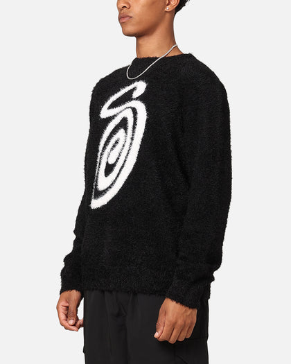 Stussy Fluffy Sweater Black